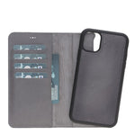 Apple iPhone 11 Series Compatible Leather Wallet Case