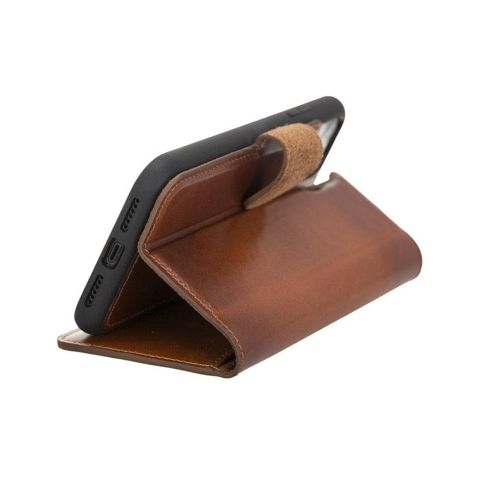 Apple iPhone 11 Series Compatible Leather Wallet Case