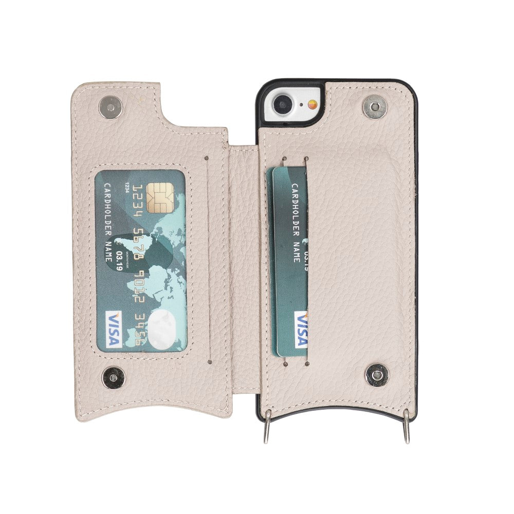 Apple iPhone 7-8 Series Leather Strap Case