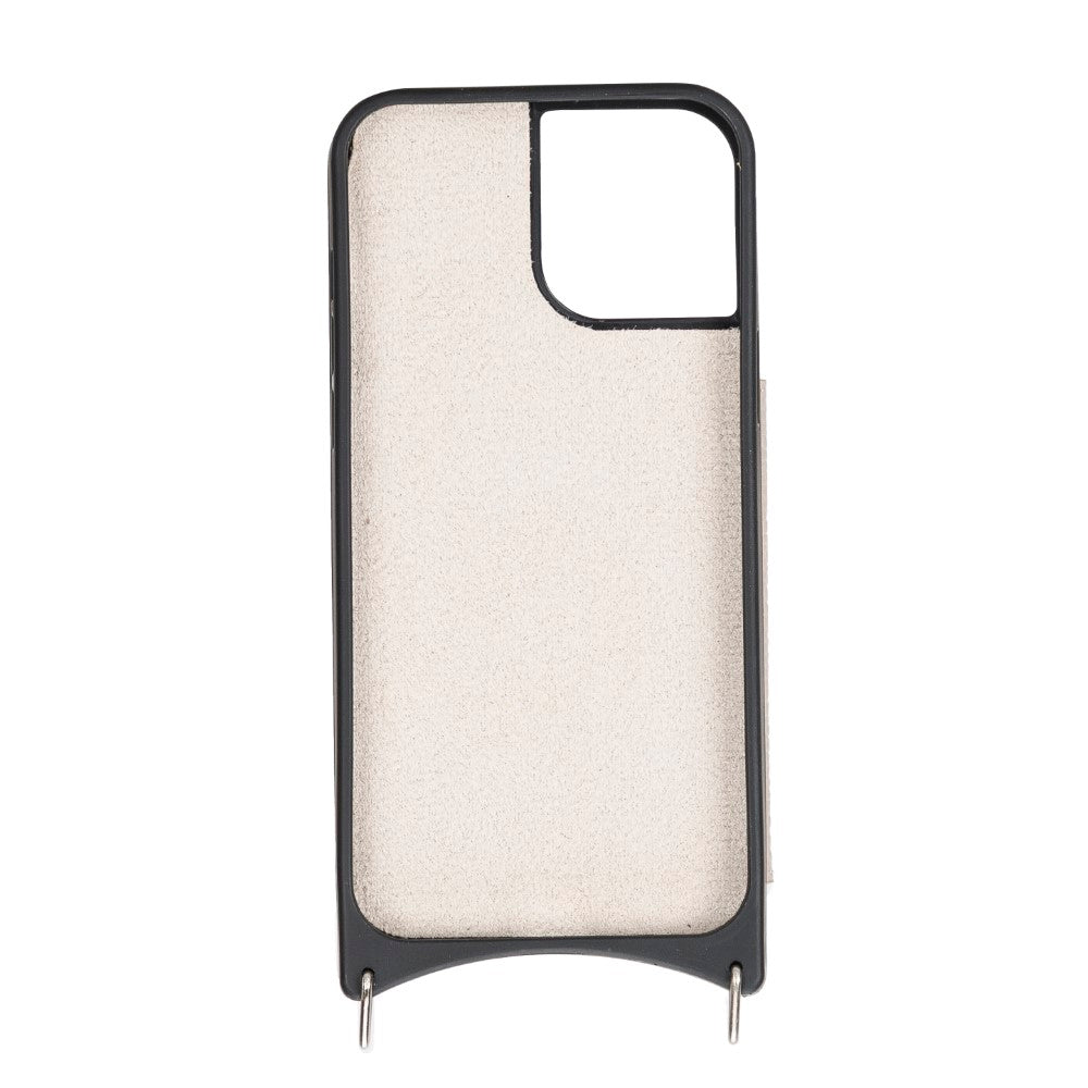 Apple iPhone 12 Series Compatible Leather Strap Case UFW
