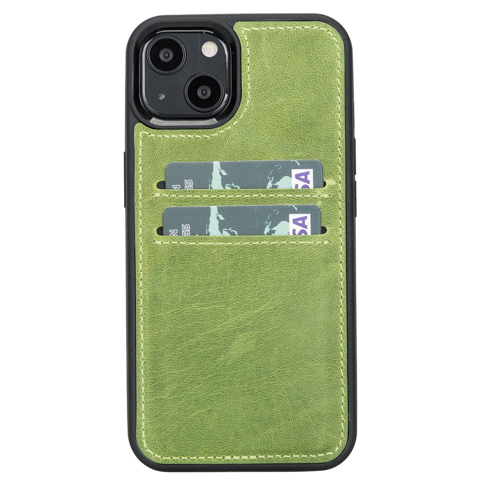 Apple iPhone 13 Series Leather Card Holder Back Cover