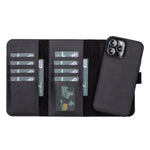 Santa iPhone 13 Pro Max Leather Detachable Wallet Case