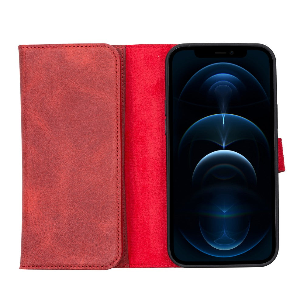 Apple iPhone 13 Series Leather Wallet Case Santa