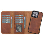 Apple iPhone 13 Series Leather Wallet Case Santa