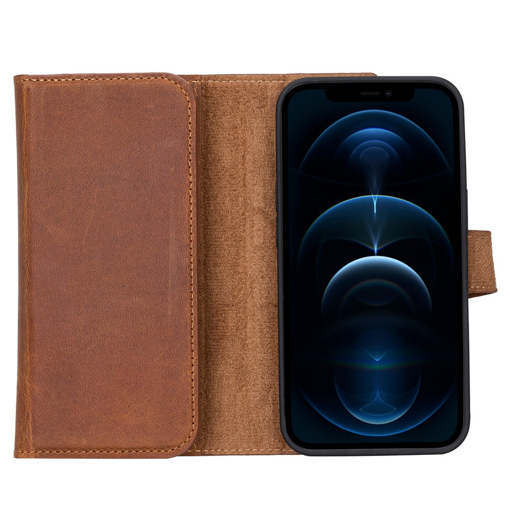 Apple iPhone 13 Series Leather Wallet Case Santa