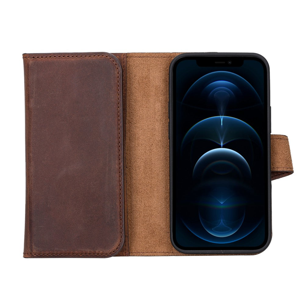 Apple iPhone 13 Series Leather Wallet Case Santa