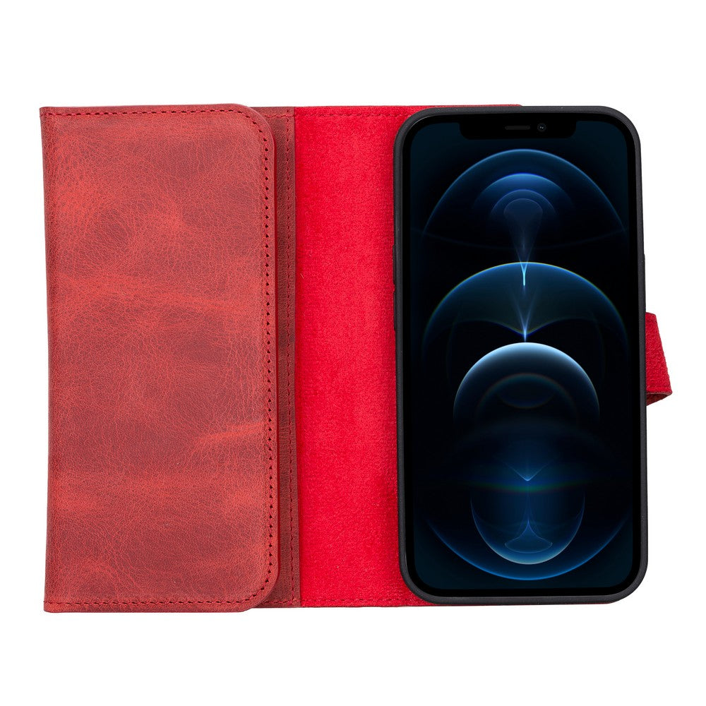 Apple iPhone 13 Series Leather Wallet Case Santa