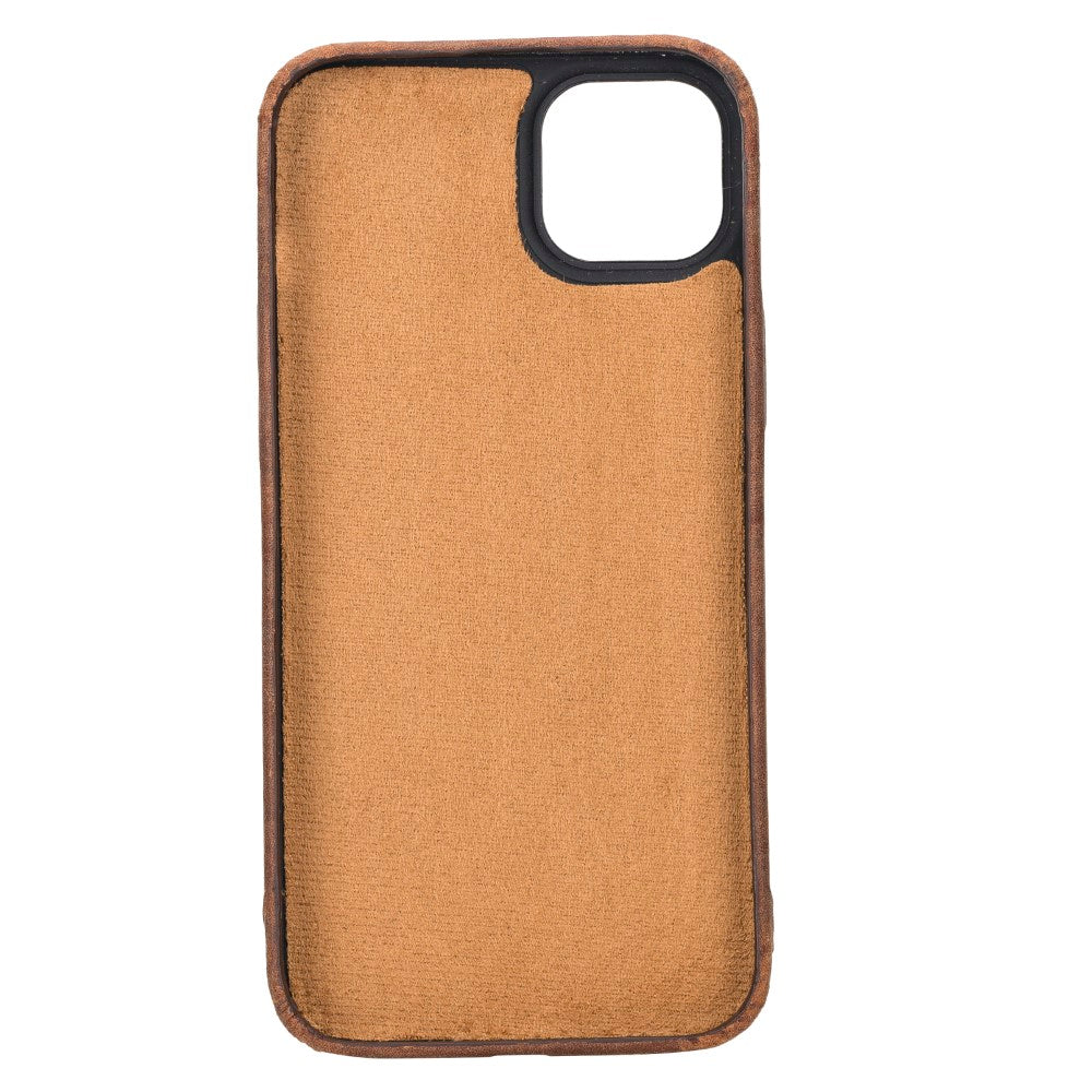 Apple iPhone 14 Series Leather Back Cover ROCK