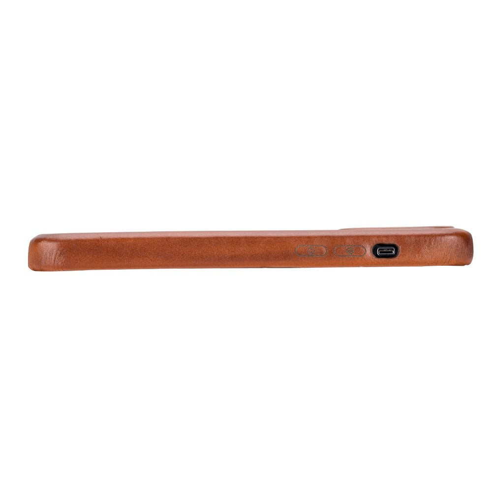 Apple iPhone 14 Series Leather Back Cover ROCK