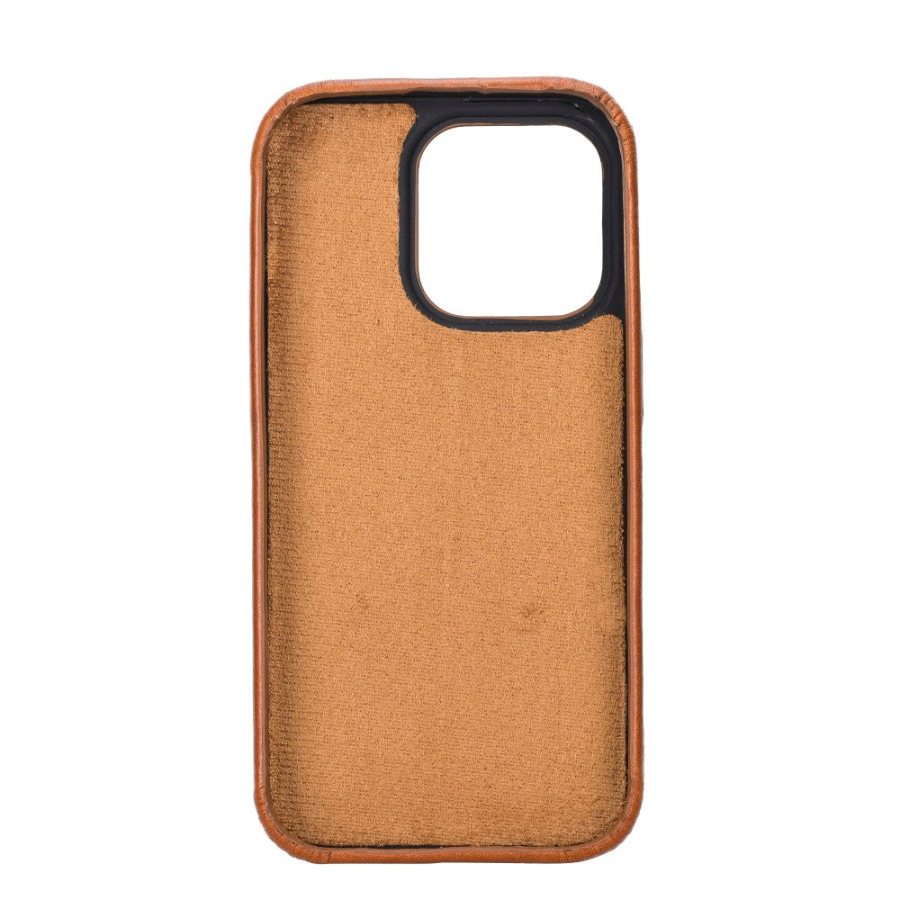 Apple iPhone 14 Series Leather Back Cover ROCK