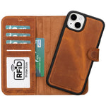 Apple iPhone 15 Series Leather Wallet Case MWWN
