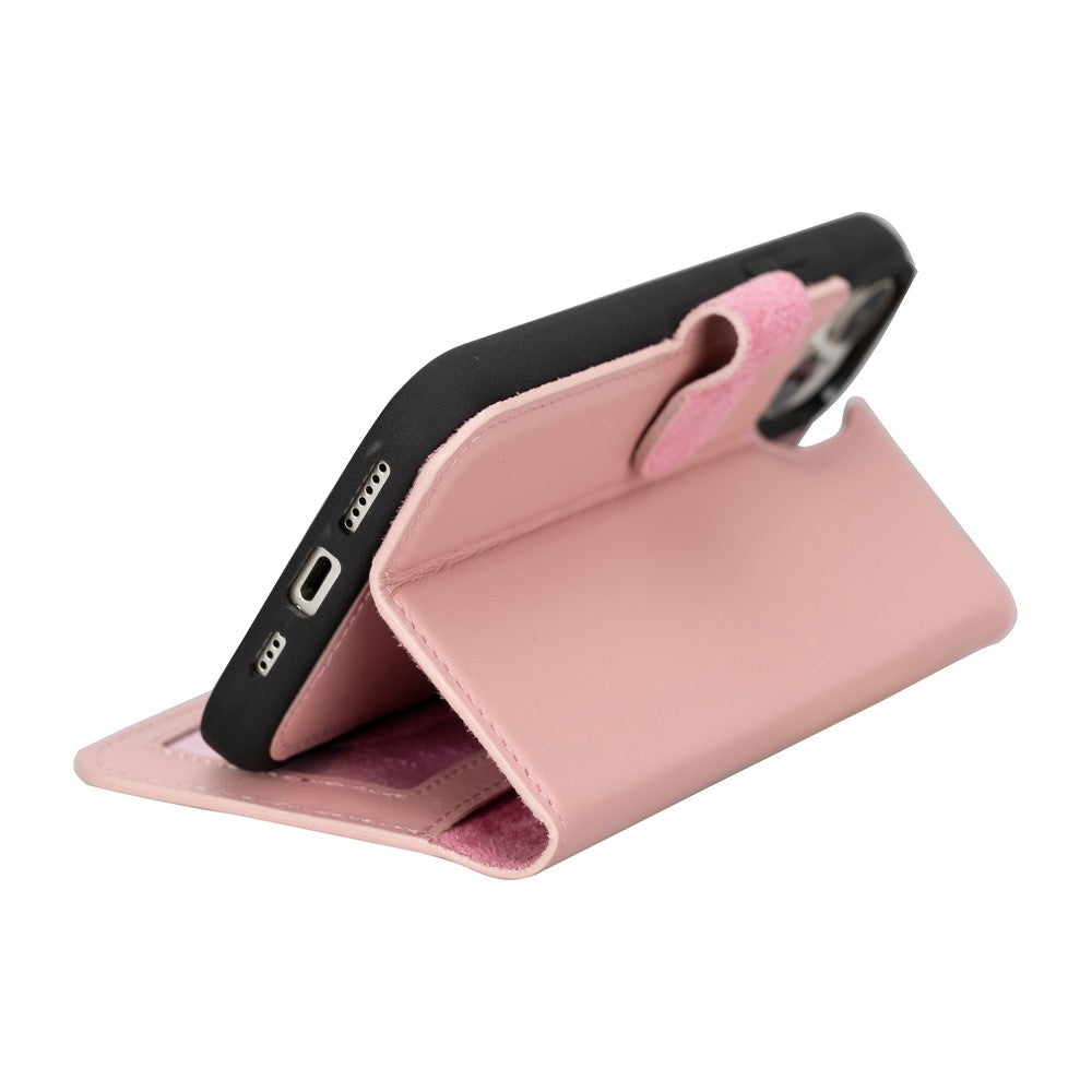 Apple iPhone 15 Series Leather Wallet Case MWWN