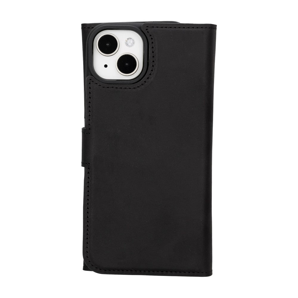 Apple iPhone 15 Series Leather Wallet Case Santa