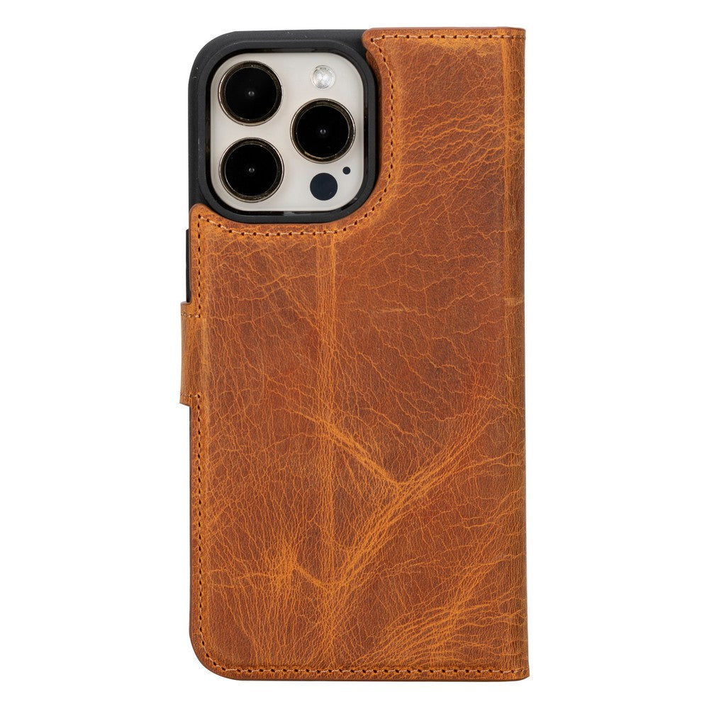 Apple iPhone 15 Series Leather Wallet Case MWWN