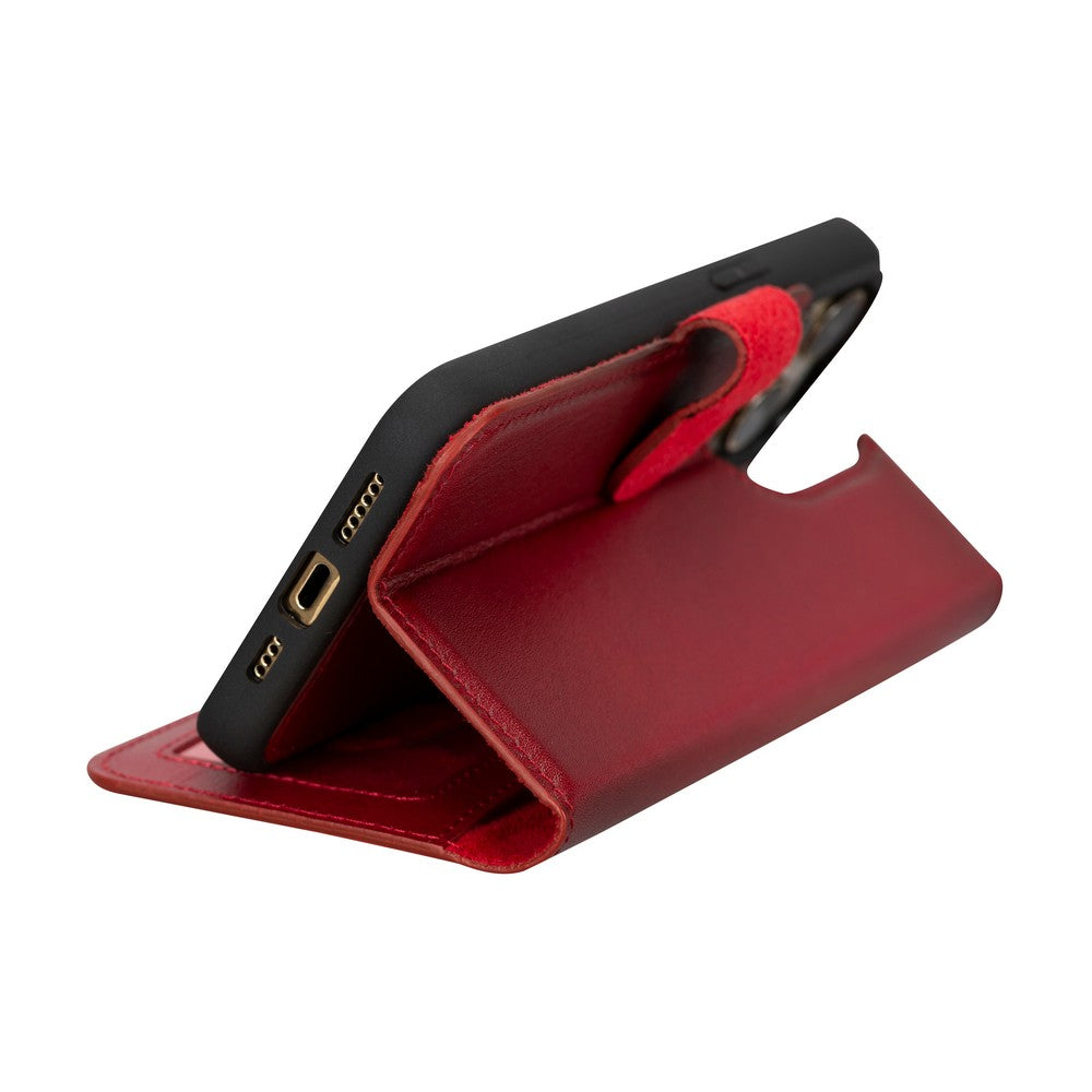 Apple iPhone 15 Series Leather Wallet Case MWWN
