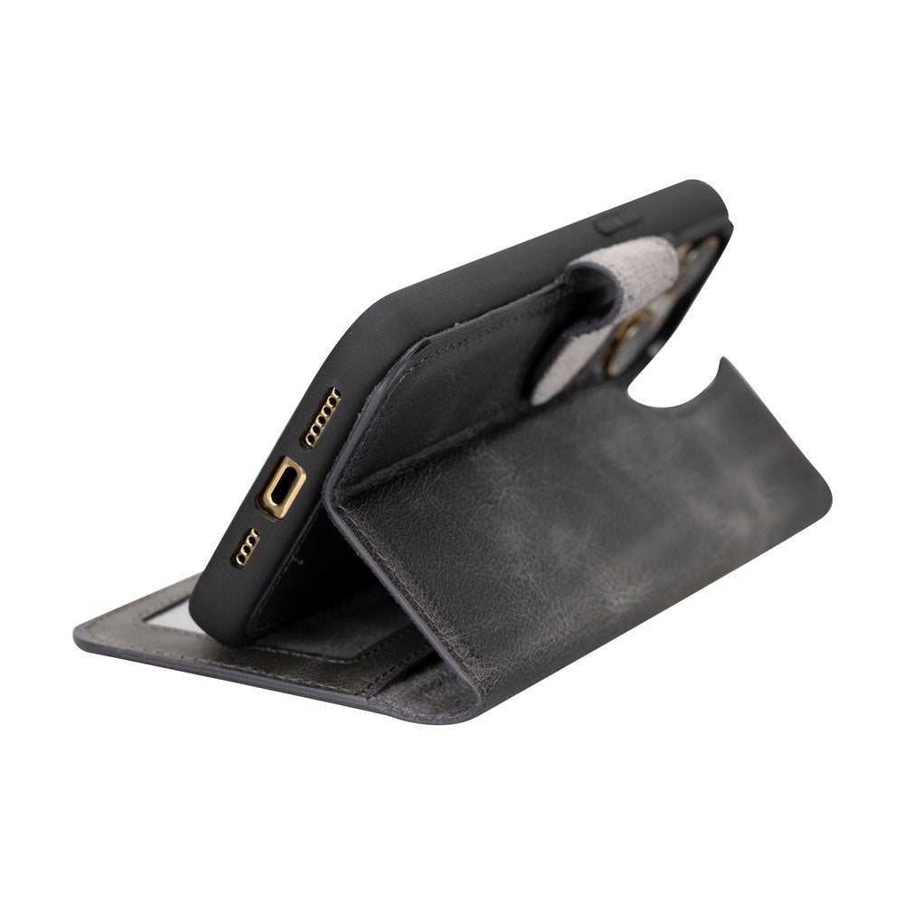 Apple iPhone 15 Series Leather Wallet Case MWWN