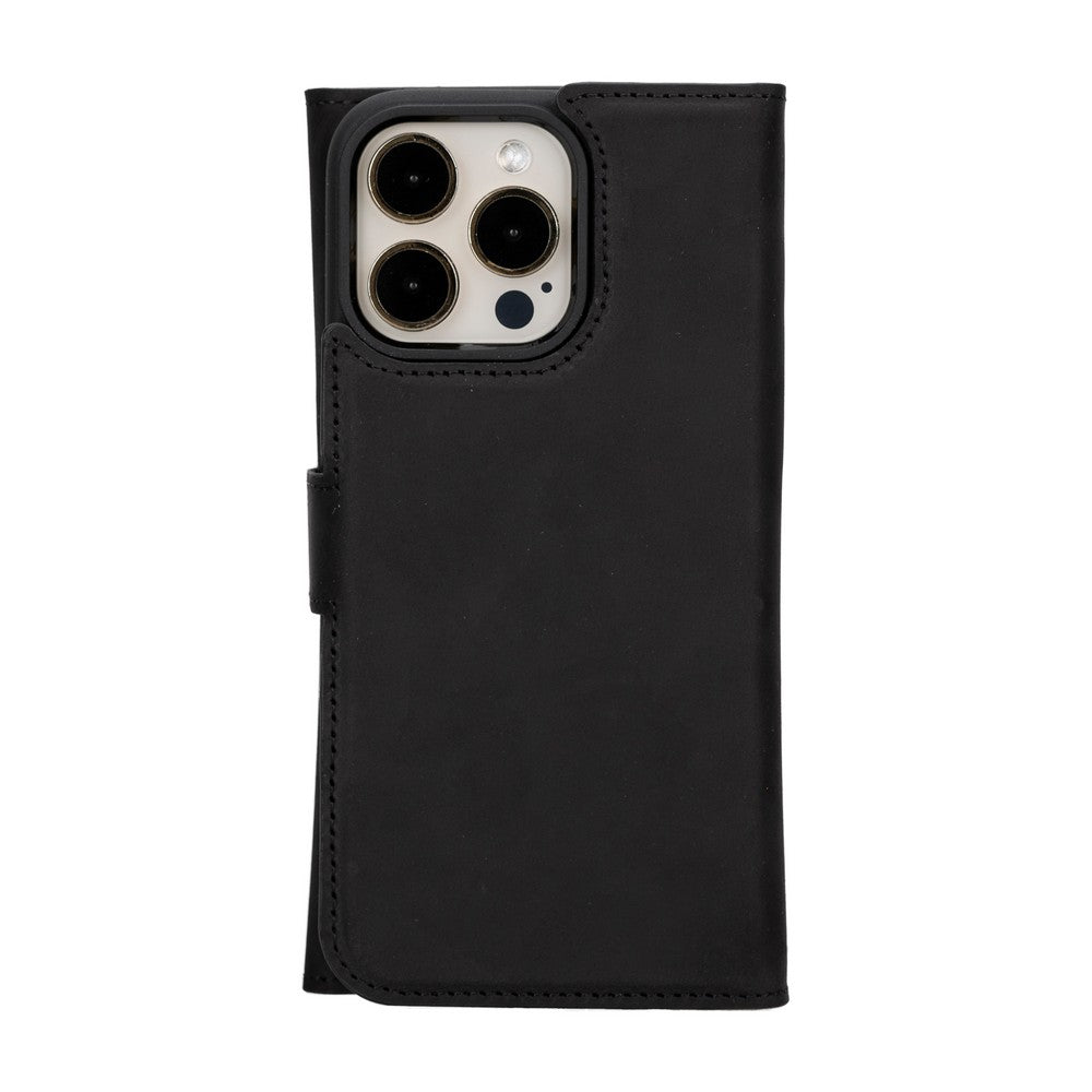 Apple iPhone 15 Series Leather Wallet Case Santa