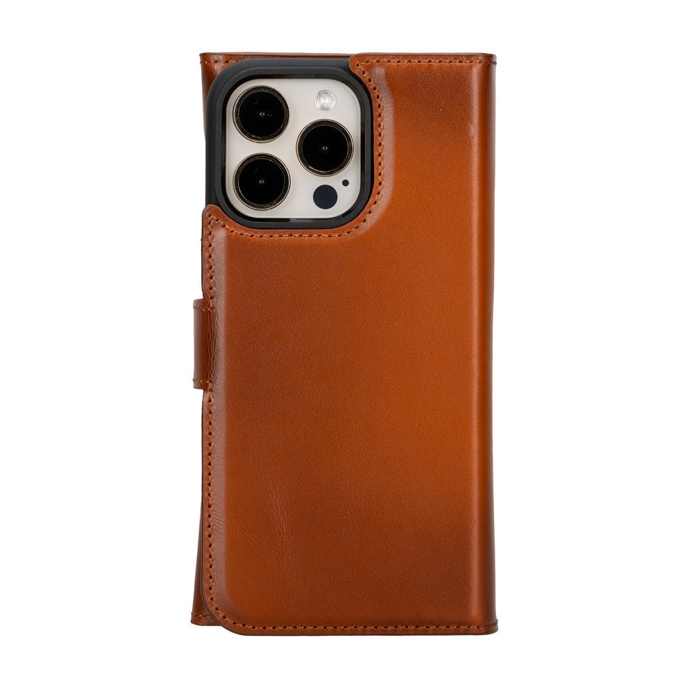 Apple iPhone 15 Series Leather Wallet Case Santa