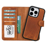 Apple iPhone 15 Series Leather Wallet Case MWWN