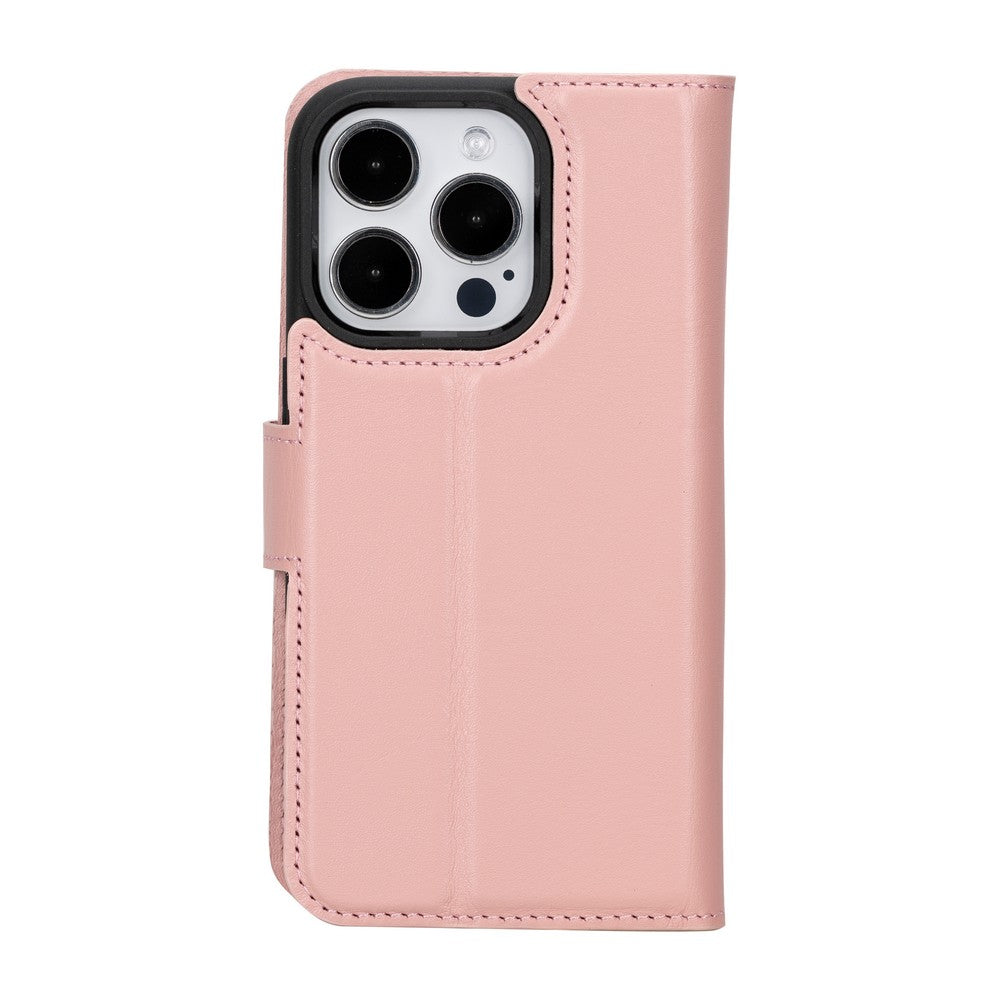 Apple iPhone 15 Series Leather Wallet Case MWWN