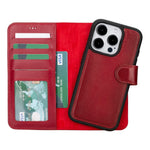 Apple iPhone 15 Series Leather Wallet Case MWWN
