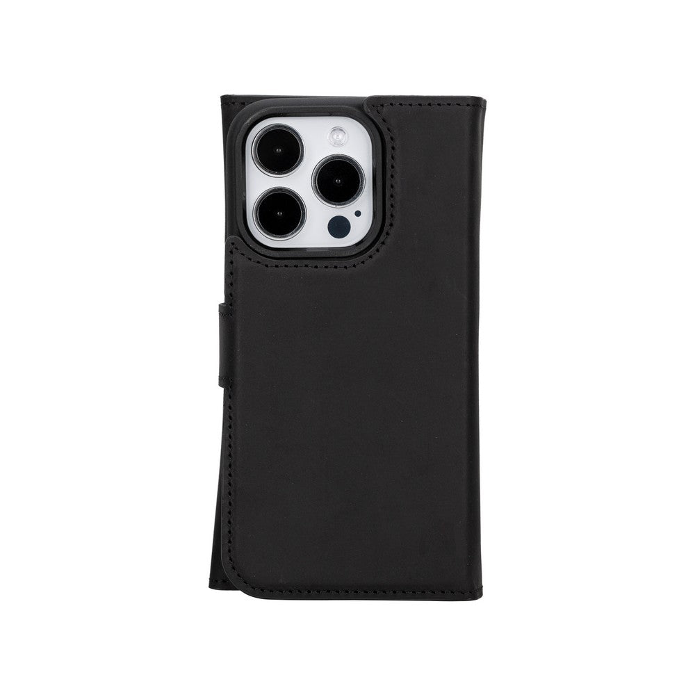 Apple iPhone 15 Series Leather Wallet Case Santa