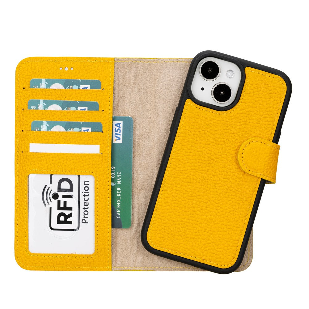 Apple iPhone 15 Series Leather Wallet Case MWWN