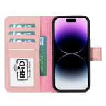 Apple iPhone 15 Series Leather Wallet Case MWWN