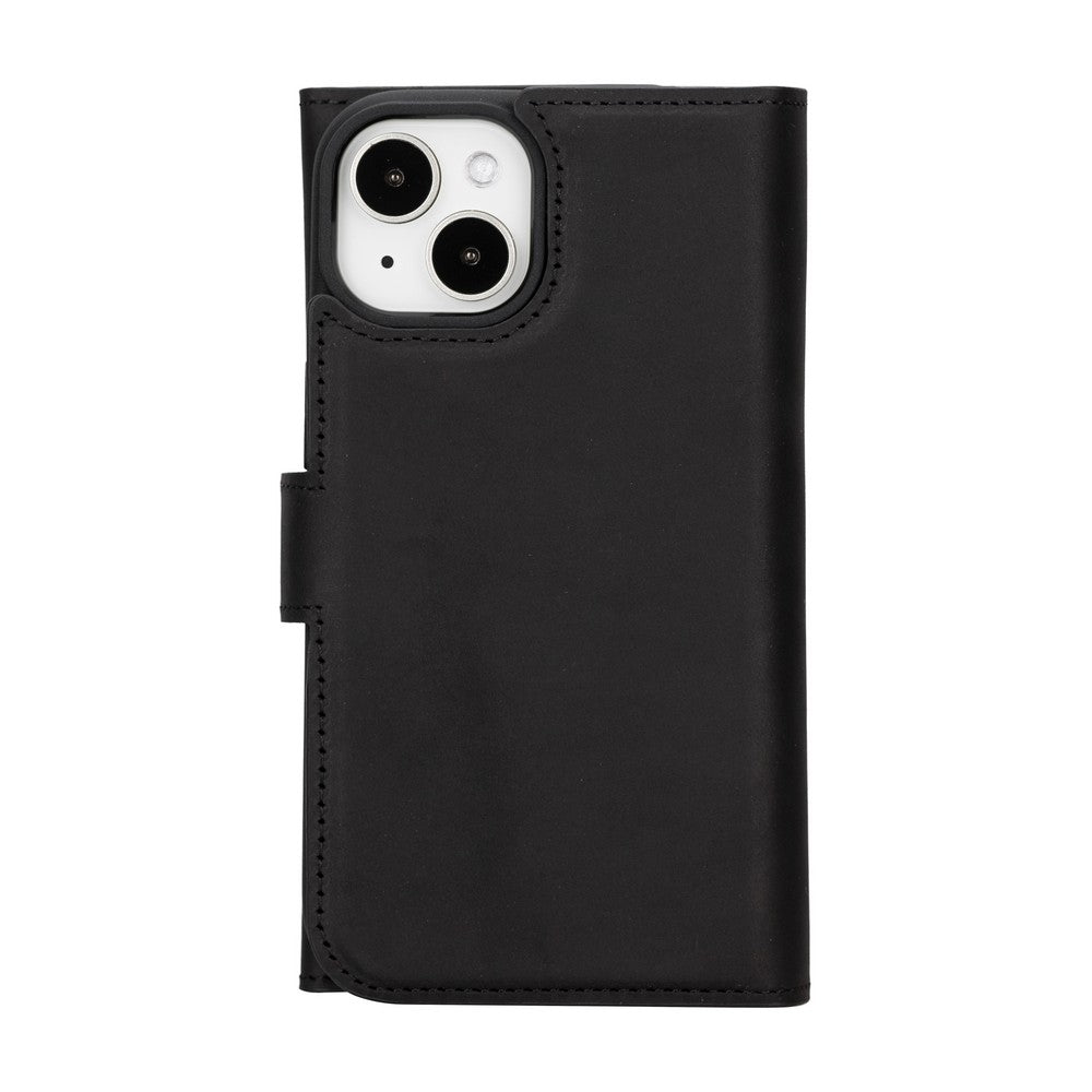 Apple iPhone 15 Series Leather Wallet Case Santa