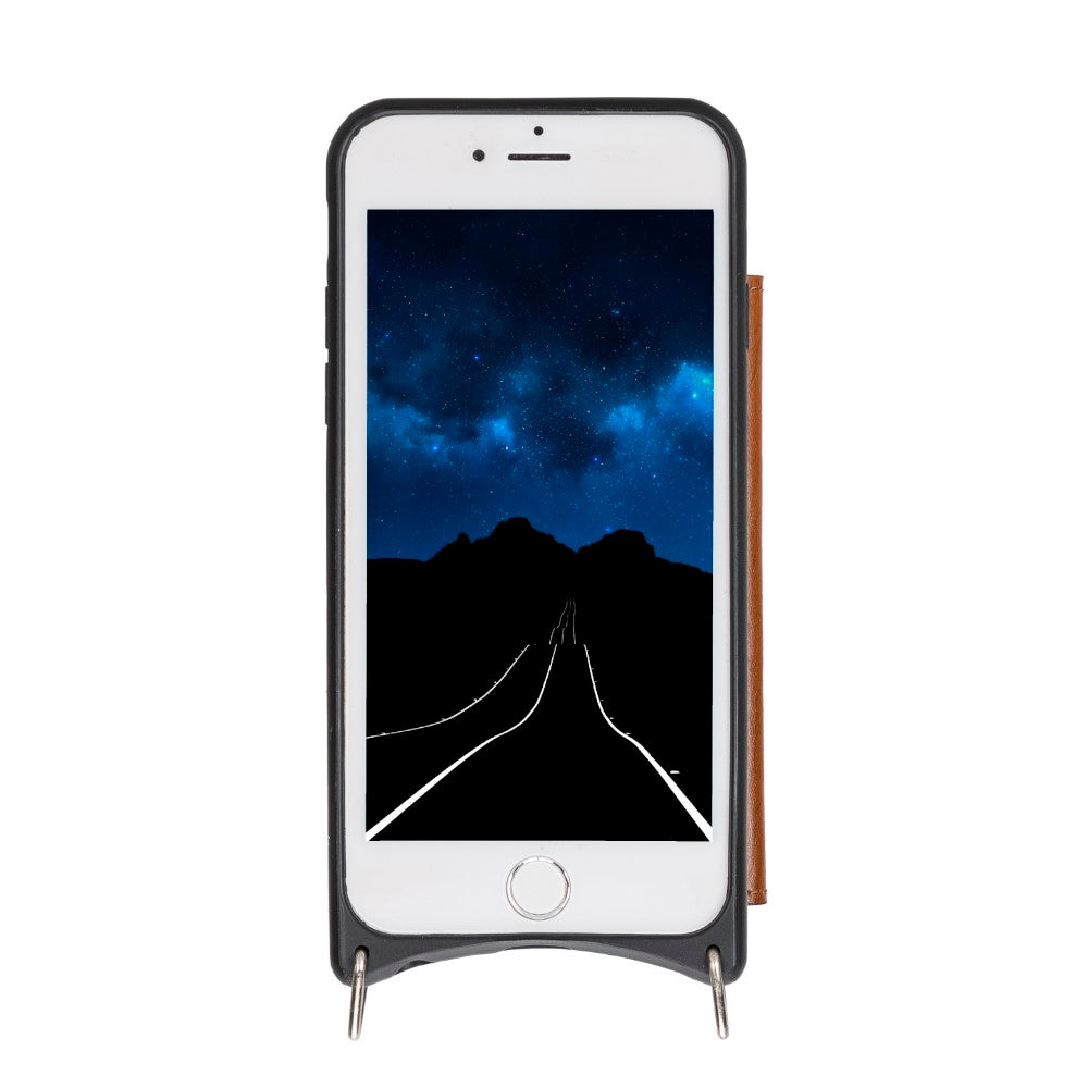 Apple iPhone 7-8 Series Leather Strap Case