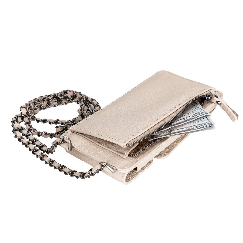 Avjin 6.9 inch Leather Case with Wallet Strap