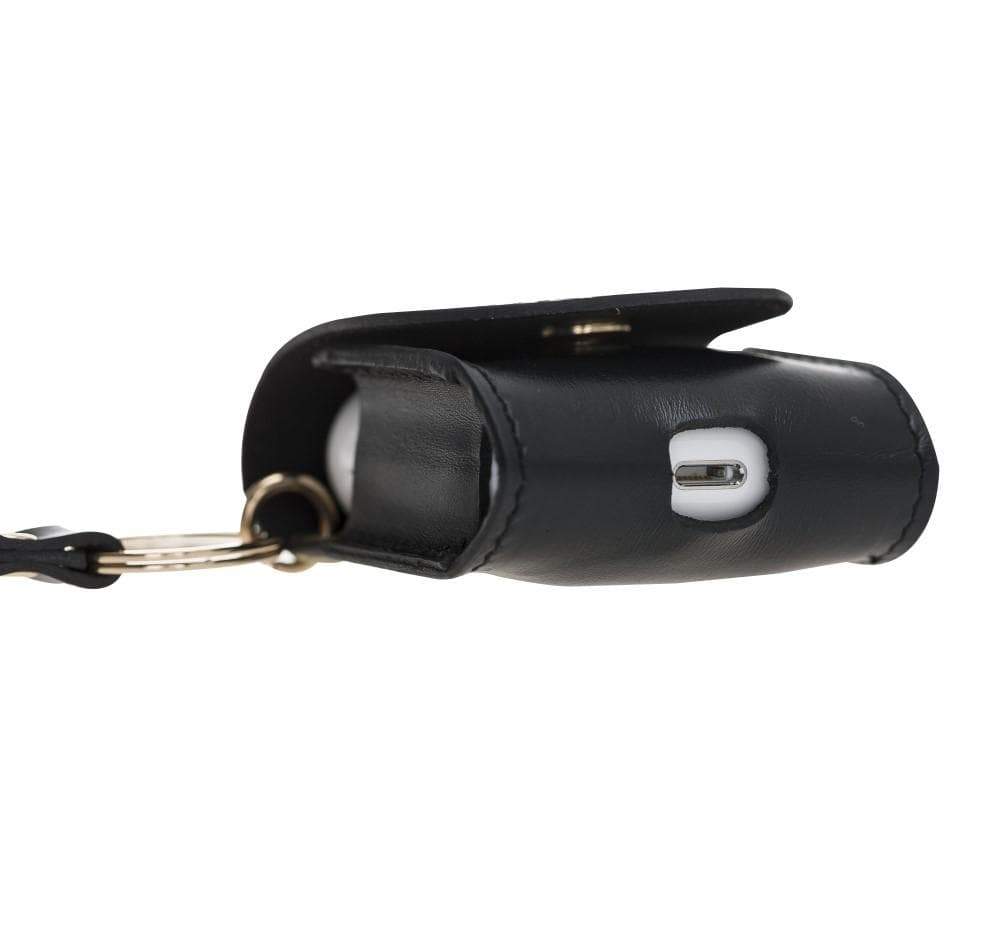 Mai Snap AirPods 1 and AirPods 2 Leather Case with Hook