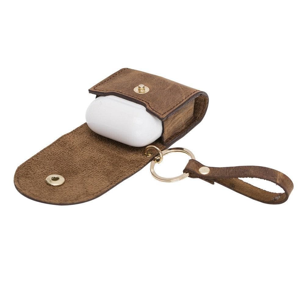 Mai Snap AirPods 1 and AirPods 2 Leather Case with Hook