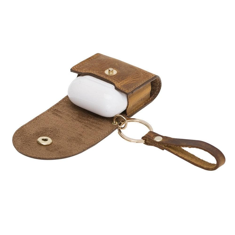 Mai Snap AirPods 1 and AirPods 2 Leather Case with Hook