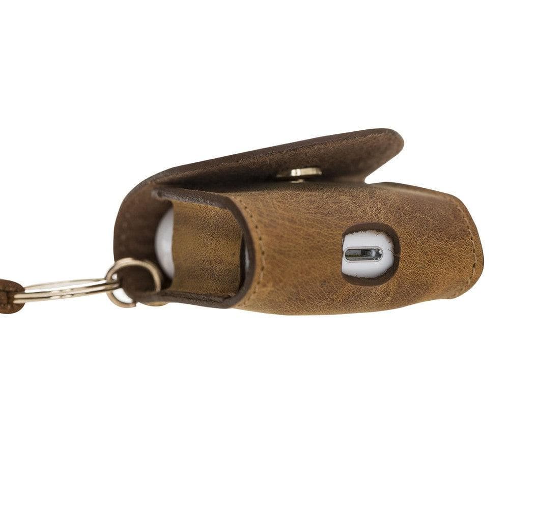 Mai Snap AirPods 1 and AirPods 2 Leather Case with Hook
