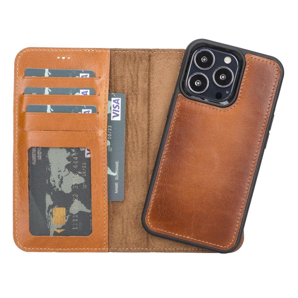 Magic iPhone 13 Pro Max and 13 Pro Series Detachable Leather Wallet Case