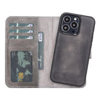 Magic iPhone 13 Pro Max and 13 Pro Series Detachable Leather Wallet Case