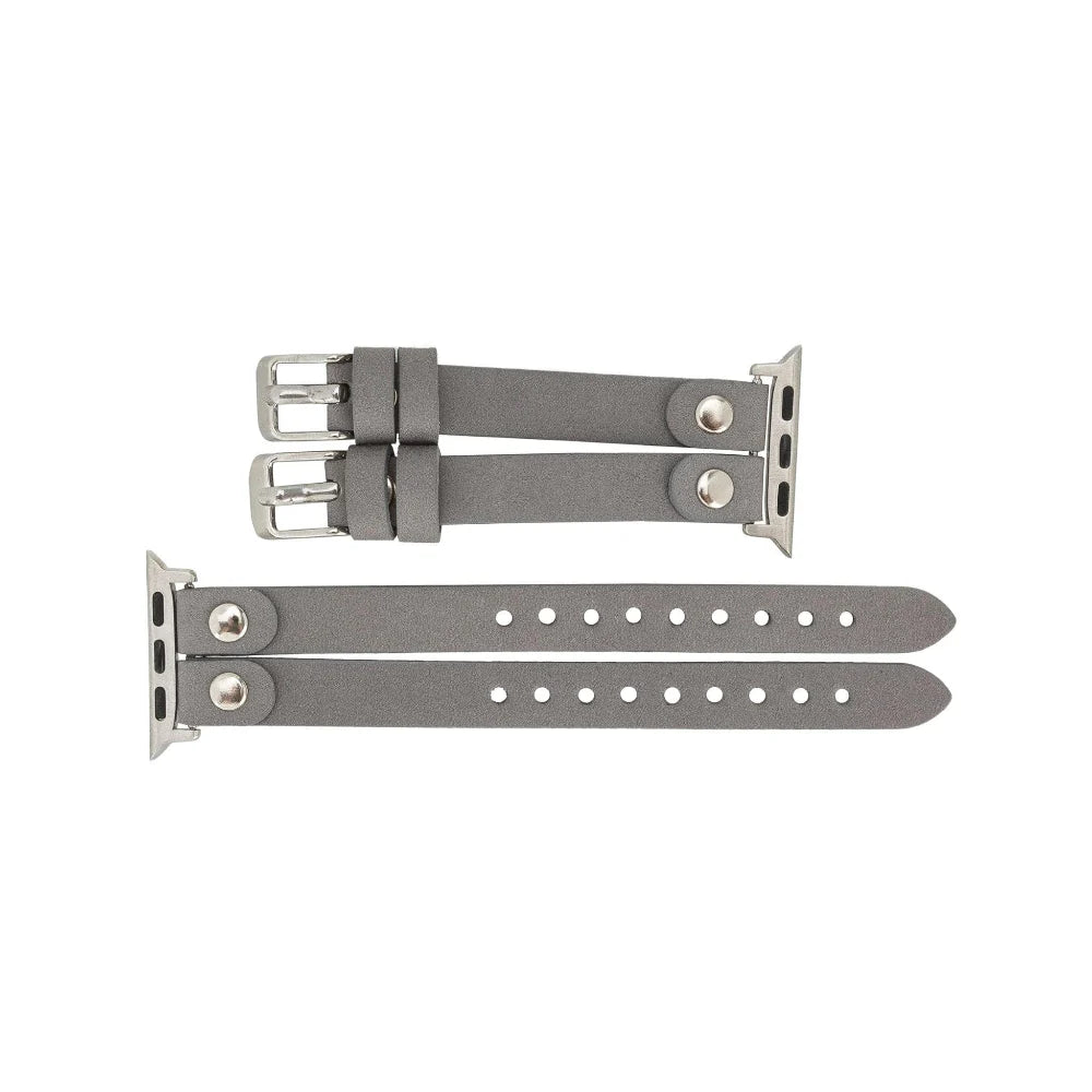 Durham Ely Leather Apple Watch Double Band