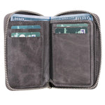 Elvis Genuine Leather Zipper Wallet