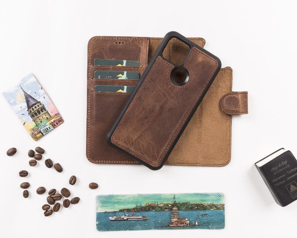 Magic Google Pixel 5 Detachable Leather Wallet Case