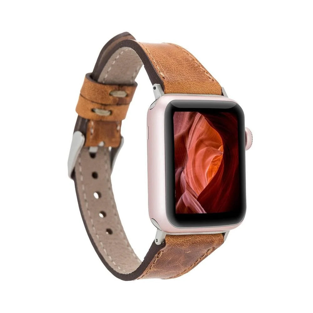 Slim Leather Apple Watch Band