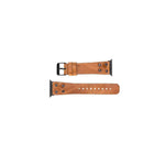 Cross Leather Apple Watch Band with Black Trok