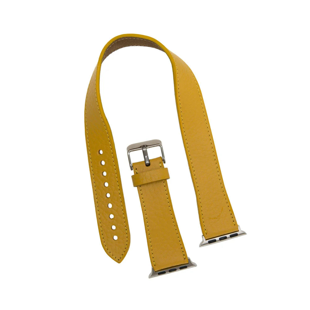 Double Tour Leather Apple Watch Band