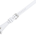 Hector Double Tour Leather Apple Watch Band with Silver Trok