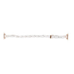 Peggy Ferro Leather Double Tour Apple Watch Band with Rose Gold Trok