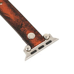 Ferro Leather Apple Watch Band with Gold Trok