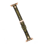 Ferro Leather Apple Watch Band with Rose Gold Trok