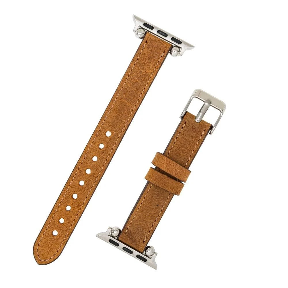 Seamy Leather Apple Watch Band