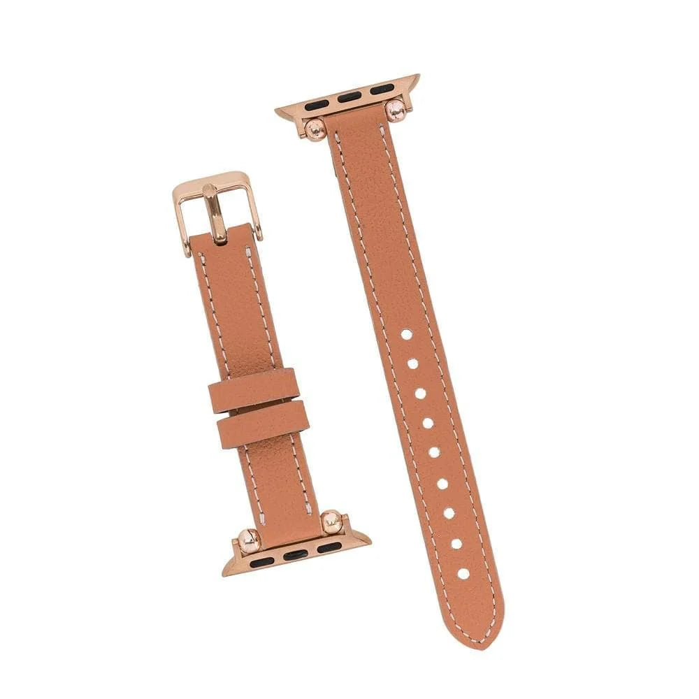 Seamy Leather Apple Watch Band
