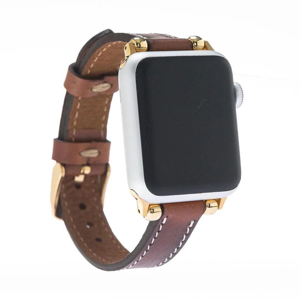 Seamy Leather Apple Watch Band